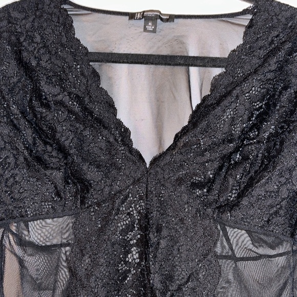 INC International Concepts Lace Bodysuit Size XL - Picture 2 of 8